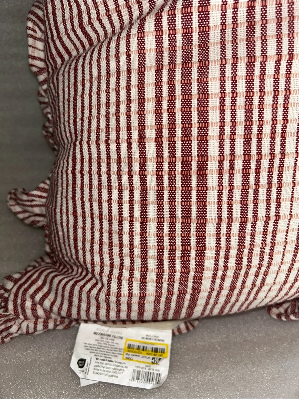 Studio McGee Bundle of Both Pillows Shown (20” Green with Bow and 24” Ruffled)